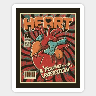 Heart Found My Passion Sticker